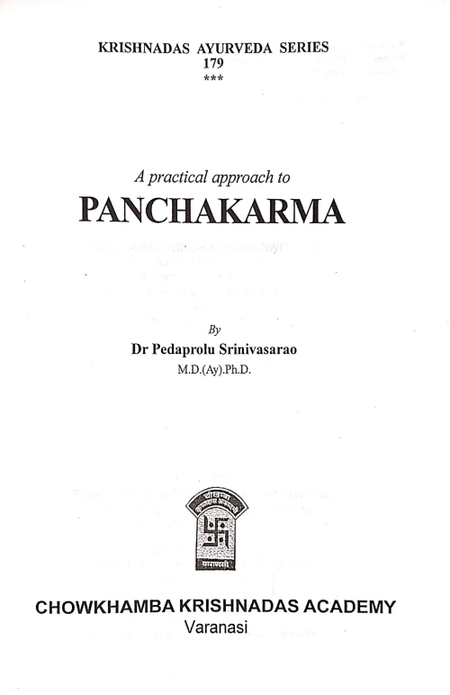 A Practical approach to Panchakarma